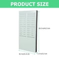 thumbnail image 5 of EXHUMKY Multiple Card Holder Attendance Card Rack Plastic Storage Grey for Office 1Pack, 5 of 5