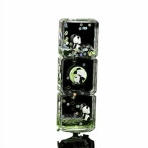 YiJuHui 1pcs Acrylic Liquid Sand Timer Desk Decor, Oil Drip Hourglass for Office & Home, Stress Relief Sensory Toy, Meditation Relaxation Gift Idea