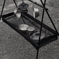 thumbnail image 1 of xinxixnxx Support de Camping Léger avec Panier de Rangement Trépied pour Support Extérieur, 1 of 6