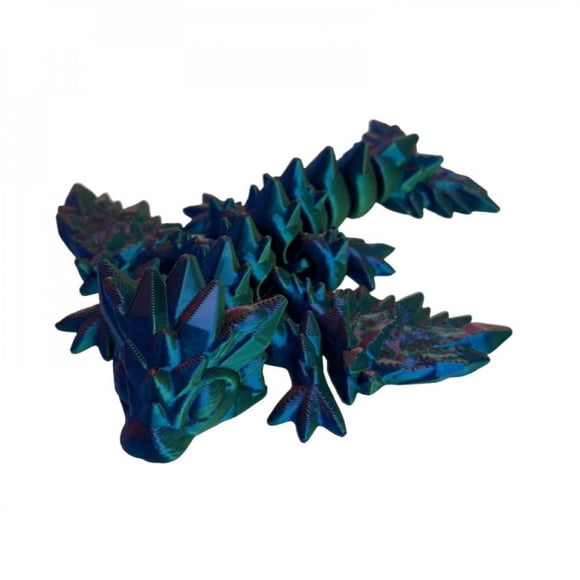 3D Printed Baby Crystal Dragon Figurine