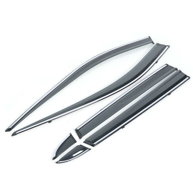 Visor de Lluvia Solar, Visera de Ventana Electrosilverando El Protector de Visera del Automóvil, Ventana del Deflector de Sombra de Lluvia Solar, Para La Ventana de Sombreado
