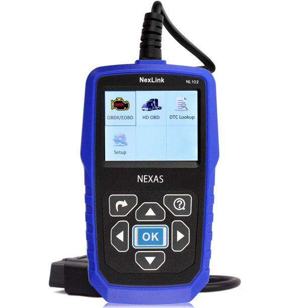 Heavy Duty Truck Scanner Nexlink Nl102 12v 24v Hd Obd Abs Engine Transmission Brake Heavy Truck Scan Tool Car Obd2 Scanner Car Truck 2 In 1 With Battery Test Function Code Reader