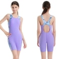 thumbnail image 2 of Gunia Swimsuit For Teen Girls Tie Dye Print Piece With Boy Shorts Water Activities Bathing Suit Girls' Swimwear For Holiday Beach Pool 5-14 Years, 2 of 9