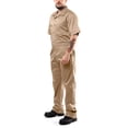 thumbnail image 2 of Kolossus Deluxe Short Sleeve Cotton Blend Coverall with Multi Pockets and Antistatic Zipper, KC04, 2 of 9