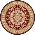 thumbnail image 1 of Unique Loom Versailles Medallion Floral Rug 8' x 8' Round Burgundy/Ivory, 1 of 1