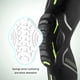 thumbnail image 3 of Advancent Codera de fibra elástica Unisex antideslizante Color sólido transpirable reemplazo deporte entrenamiento brazo Pad Brace Protector Ropa Deportiva, Zapatos Universal SG, 3 of 6