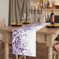 thumbnail image 2 of Table Runners 72 Inches Long Dress Scarves, Purple Leaves Farmhouse Kitchen/Dining Table Runner, Coffee Tablerunners, Summer Botanical 14x72 Inch, 2 of 9