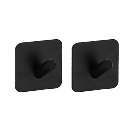 

2pcs Bathroom Self Adhesive Strong Coat No Drilling Stainless Steel Robe Hook