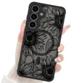 thumbnail image 1 of Funda de teléfono Fiyart diseñada para Samsung Galaxy S25 de 6.2 pulgadas, negra, 1 of 6