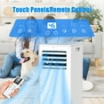 thumbnail image 2 of Frostorm White 12000 BTU Portable Air Conditioner,Air Conditioner Up Cooling Range to460 Sq.ft,4 in 1 with Remote Control,WiFi Control, Sleep Mode, Windows Kit, 2 of 9