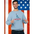 thumbnail image 2 of Happy 4Th July Statue. Sweatshirt Men -Image by Shutterstock, Male Large, 2 of 4