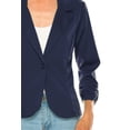 thumbnail image 6 of MOA COLLECTION Women's Basic Long Sleeves Button Blazer Jacket, 6 of 6