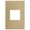 Golden Sands, variant on pass & seymour awp1g2pw4 1-gang wallplate powder white adorne