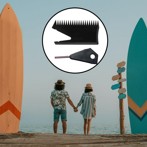 Peine para quitar cera de tabla de surf Macarena Peine de cera para tablas de surf negro