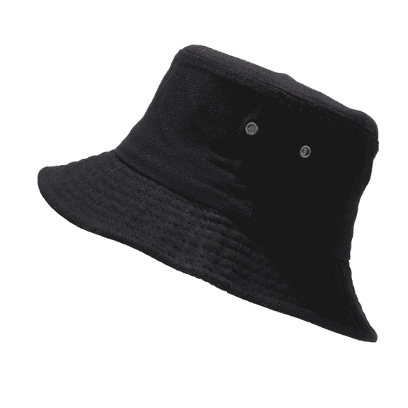 FLORNIX Sun Hat Retro Simple Style Bucket Hat Sun Protection Sun Hats for Women,Black