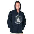 thumbnail image 5 of In Pizza We Crust Funny Food Pun Zip Up Hoodie Men's Women's Brisco Brands S, 5 of 6