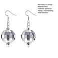 thumbnail image 7 of Yesbay 1 Pair Disco Spherical Earrings Retro 1970s European Style Mirror Balls for Women And able And Chic Accessories, 7 of 7