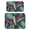 White-710, variant on Palm Leaf Kitchen Mat, Absorbent Dish Drying Pad, Tropical Plant Coffee Mat with Non-Slip Backing, Aloha Style Under Coffee Maker Mat for Counter Decor
