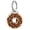 Donut, variant on SENHAWK AirTag IMD Pattern Case, IP67 Waterproof Rotary Lock Hard PC Holder, Compatible with Apple AirTag 1/2 Gen, GPS Tracker Cover with Key Ring