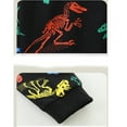 thumbnail image 6 of Bellafa 2-7 Years Boys Elastic Waist Cotton Sweatpants Dinosaur Applique Graphic Toddler Kids Jogger Pants with Pocket Drawstring, 6 of 7