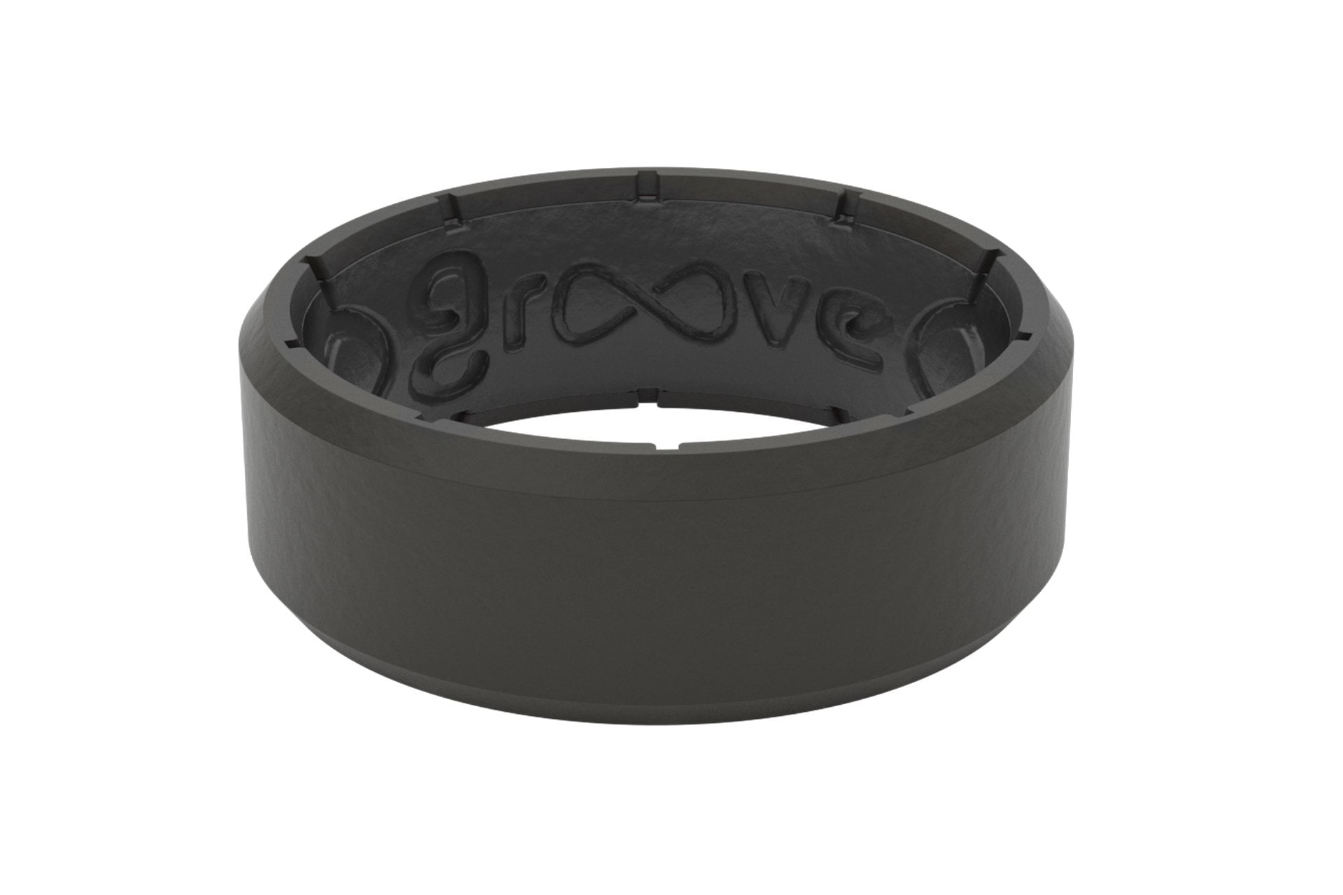 Lifetime Coverage Groove Life Collegiate Silicone Wedding Ring for Men Breathable Rubber Rings for Men Comfort Fit Mens Ring