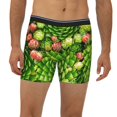 thumbnail image 2 of Cauagu Cactus And Succulents Print Men's Boxer Briefs, Funny & Cute Underwear Elastic Waistband Briefs Ideal Gift for Men,1-Pack, 2 of 7
