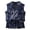 Blue, variant on Rokment Baby Girls Vintage Chinese Traditional Outfit Set 2 Pcs Floral Side Button up Sleeveless Cheongsam Tank Top Vest and Shorts Retro Qipao Dress Suit for Toddler Kids Performance Photoshoot