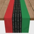 thumbnail image 3 of Creative Products Tri Color Kwanzaa Princples 16 x 72 Poly Twill Table Runner, 3 of 3