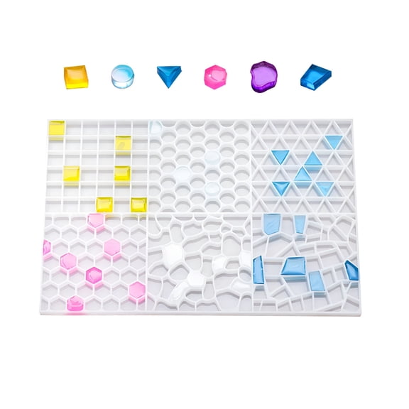 ACDANC 2026 New Resin Molds Mosaic Silicone for Resin,Crafting Epoxy Resin Molds for Cup Box