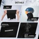 thumbnail image 5 of Balaclava Autumn Winter Men Women for Outdoor Sports Bicycle Motorcycle Snowboard Ski Cycling Balaclava Reflective Windproof Anti-dust Breathable One, 5 of 5