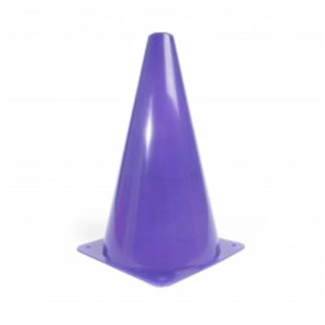 15 in. Height Plastic Cones - Purple