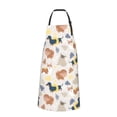 thumbnail image 2 of Naloa Dogs Apron Kitchen Aprons with Pockets for Women Men Chef, 2 of 8