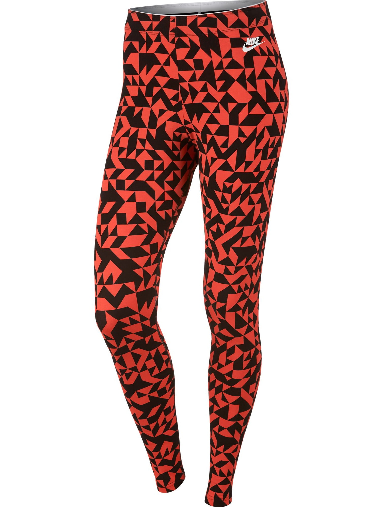 black and orange nike leggings