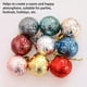 thumbnail image 5 of Advancent Paquete de 12 bolas de Navidad, decoración de ambientes de fiesta, adornos de fotografía, colgantes reutilizables para ventana de Type3 NO3, 5 of 6