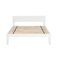 thumbnail image 2 of AFI Orlando King Platform Bed with Open Footboard and Turbo Charger in Walnut-Finish:White, 2 of 5