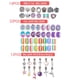 thumbnail image 3 of Kit para hacer pulseras de sirena para niños, pulseras de cuentas, collares, juguetes, joyas, pulseras, juguetes, regalo de cumpleaños, 3 of 9