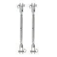 thumbnail image 4 of Turnbuckle Hook, 2pcs Easy Operation Jaw Turnbuckle Clear Thread Firm Connection  For Marine M5,M4, 4 of 8