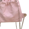thumbnail image 4 of Women Handbag Mini Backpack Purse with Rhombus Pattern and Chain Large Capacity Shoulder Bag for Commuting Pink Free Size, 4 of 8
