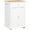 Cream White 37, variant on White Microwave Cabinet with Storage Drawer and Adjustable Shelf, Double Door Buffet Hutch for Kitchen Dining Room Living Room