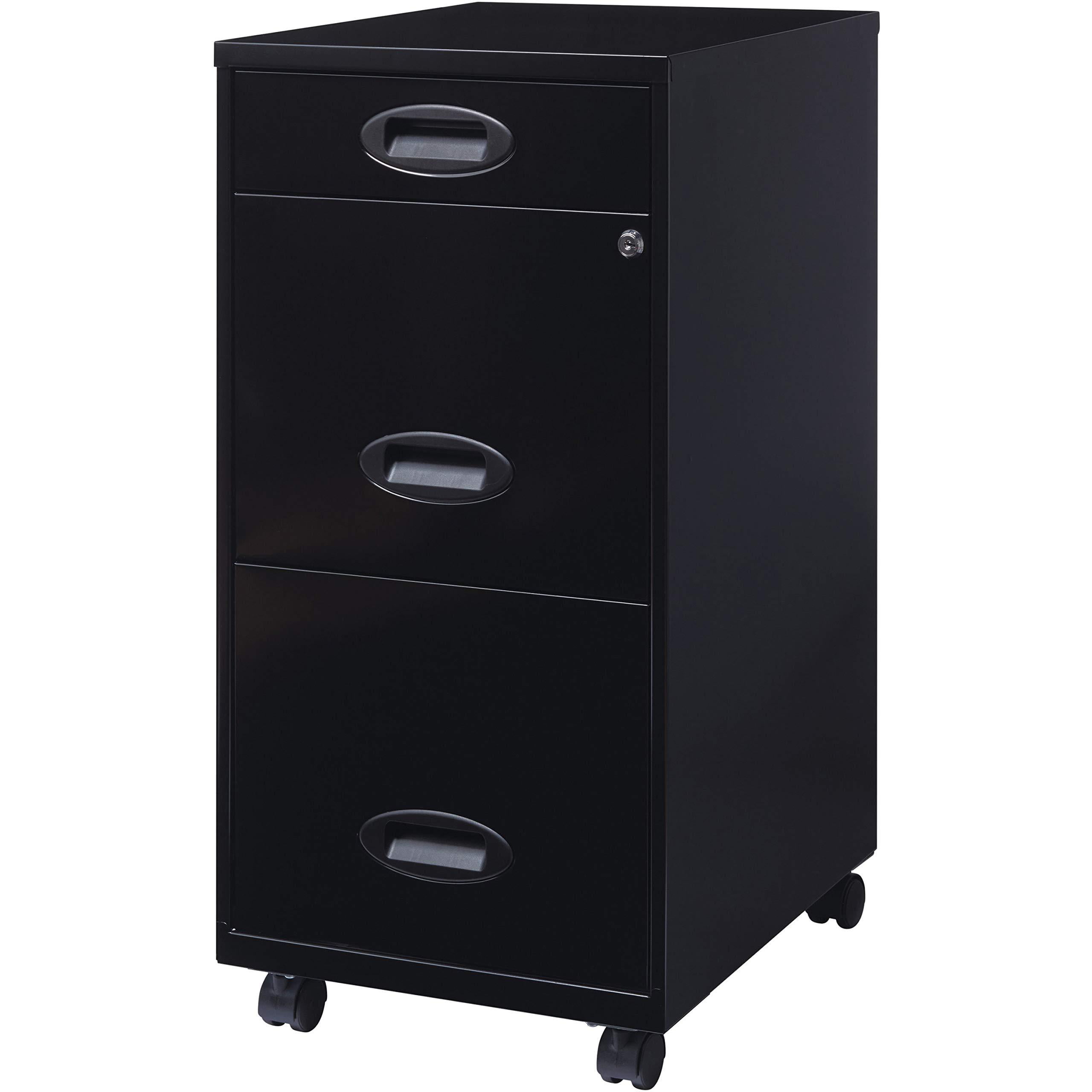 Lorell LLR17427 Soho Mobile Cabinet Black for sale online 