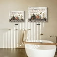 thumbnail image 6 of Rustic Bathroom Decor Wall Art Hello Sweet Cheeks Bathroom Sign Pictures Wall Decor Hummingbird and Butterfly Rolls Paper Bathroom Canvas Prints Painting For Bathroom Decorations 8"X10", 6 of 6