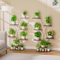 thumbnail image 4 of Soporte para plantas EVAWOO de 7 niveles con luces de cultivo de 106 cm, blanco, 4 of 7