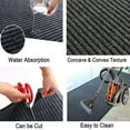 thumbnail image 4 of Petoto 3x10ft Runner Rug Heavy Duty Carpet Runner Long Non-Slip Commercial Floor Runner Rugs Area Rugs with PVC Backside for Balconies Living Room Dining Room Decks Home Decorative, 4 of 14