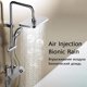 thumbnail image 5 of Bathroom Brass Shower System Full Set Grey Rain Showers Hot Cold Bathtub Faucet Shower Sets 4 Way Digital Temperature Shower Set My Lux Decor Round, 5 of 14