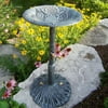 Oakland Living American Eagle Bird Bath in Antique Verdi