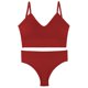 thumbnail image 3 of Conjunto de sujetador sin costuras para mujer, Tanga Sexy de 4 tamaños, bragas de cintura baja, sin alambre, chaleco de realce, Bralette, lencería, conjunto de ropa interior femenina, 3 of 5