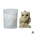 thumbnail image 6 of Silicone Owl Candle Mold for Candle Making, Handmade Soap, Chocolate and Other Small Items with Multiple Sizes and White Color, 6 of 9