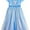 Elsa - Elegant Blue, variant on Disney Girls Little Frozen Fantasy Nightgown, Elsa - Elegant Blue, 5T
