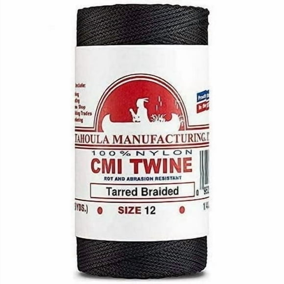Catahoula Tarred, Braided, Nylon Twine, 18 (1/4 lb)