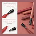 thumbnail image 3 of KISSIO Lip Liner,Matte Lip Pencil Long Lasting,Lip Liner Pencil with Sharppens,Smooth and Soft,Easy to Use,Cruelty free,0.02 oz（04#Taboo edge）, 3 of 6